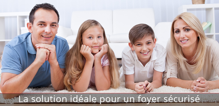 Image représentant une famille et la sécurité familiale